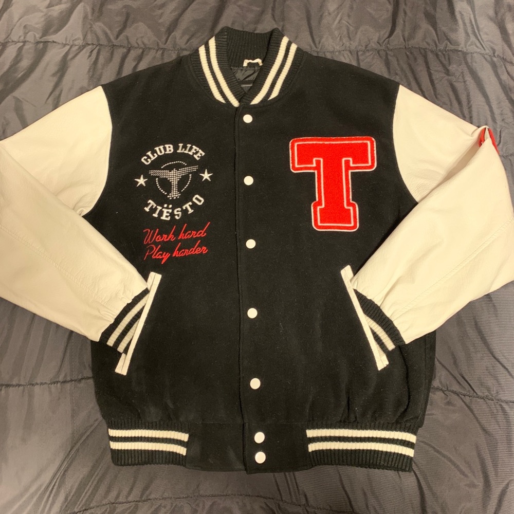 Club Life Tiesto Letterman Varsity Jacket Men M